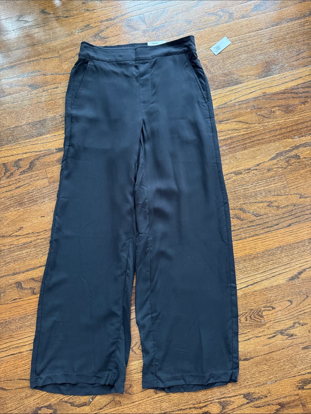 Old Navy Playa Black Wide Leg Comfort-Waist Pants Size M